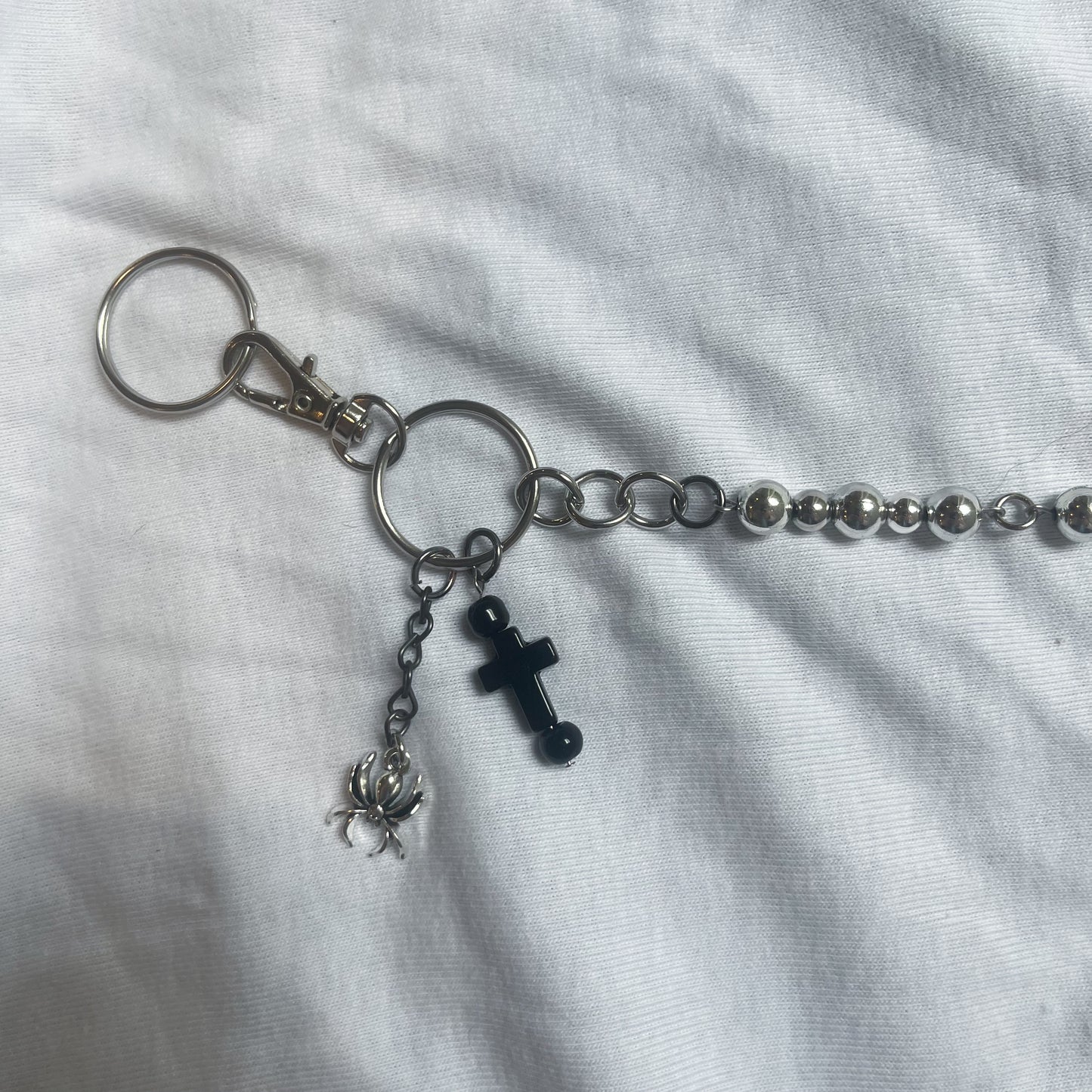 beaded fan pant chain