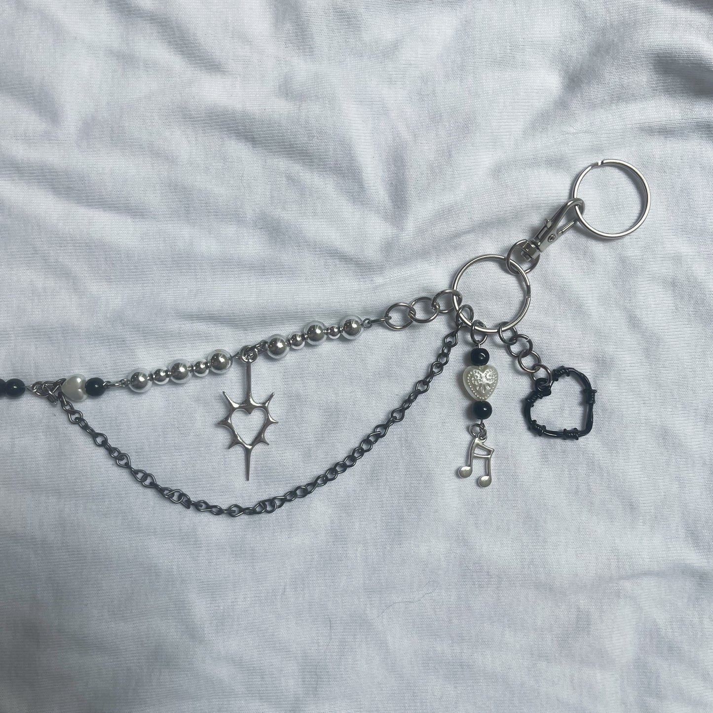 beaded fan pant chain