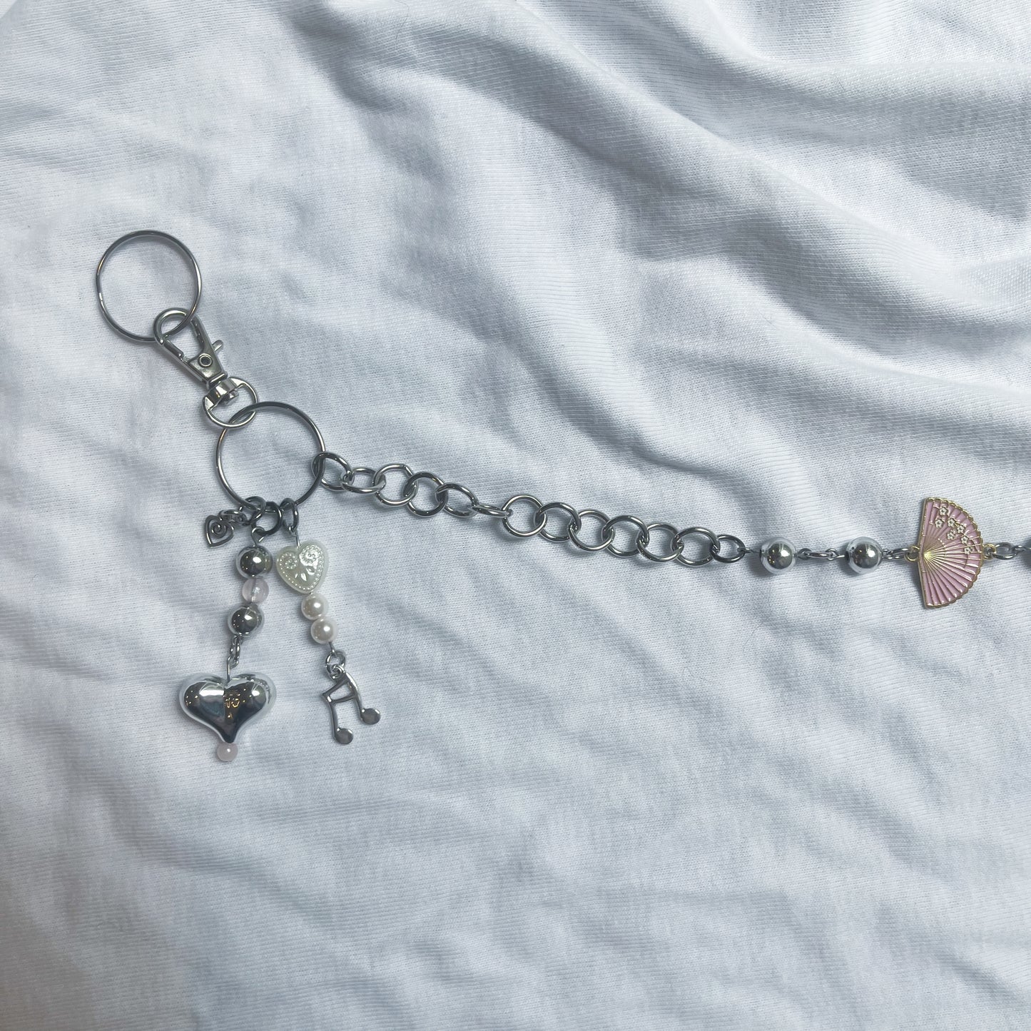 pink fan pant chain