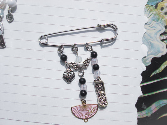 safety pin charm