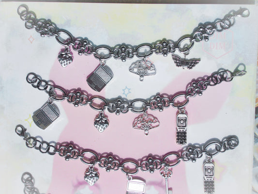 mixed charm bracelet